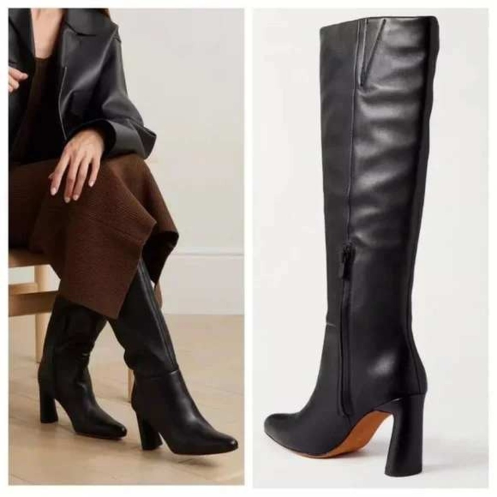 Vince Highland Leather Knee-High Boots size 7